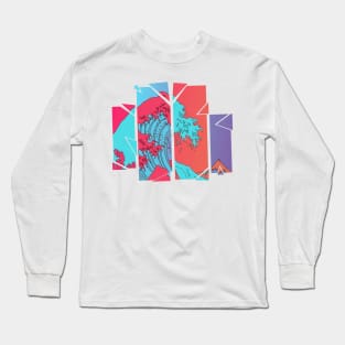 The Great Wave off Kanagawa Long Sleeve T-Shirt